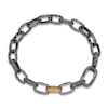 Thumbnail Image 0 of Marco Dal Maso Men's Warrior Link Bracelet Sterling Silver/18K Yellow Gold-Plated 8"