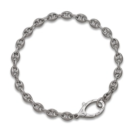 Marco Dal Maso Ulysses Men's Polished Marine Link Bracelet Sterling Silver 8&quot;