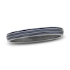 Thumbnail Image 1 of Marco Dal Maso Men's Acies Wide Bangle Bracelet Blue Enamel Sterling Silver 7&quot;