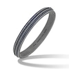 Thumbnail Image 2 of Marco Dal Maso Men's Acies Wide Bangle Bracelet Blue Enamel Sterling Silver 7&quot;