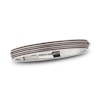 Thumbnail Image 1 of Marco Dal Maso Men's Acies Wide Bangle Bracelet Red Enamel Sterling Silver 7&quot;