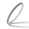 Thumbnail Image 1 of Marco Dal Maso Men's Acies Thin Bangle Bracelet Black Enamel Sterling Silver 7&quot;