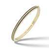 Thumbnail Image 1 of Marco Dal Maso Men's Acies Thin Bangle Bracelet Black Enamel Sterling Silver/18K Yellow Gold-Plated 7&quot;