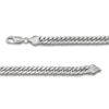 Thumbnail Image 2 of Men's Solid Curb Link Necklace Sterling Silver 6.9mm 22"