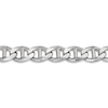 Thumbnail Image 3 of Men's Solid Mariner Chain Necklace Sterling Silver 10.9mm 24"