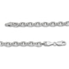 Thumbnail Image 2 of Men's Diamond-Cut Solid Cable Chain Necklace Sterling Silver 5.0mm 20"