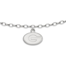 University of Georgia Anklet Sterling Silver 9&quot;