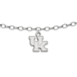University of Kentucky Anklet Sterling Silver 9&quot;