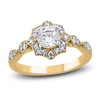 Thumbnail Image 1 of Diamond Engagement Ring 7/8 ct tw Round 14K Yellow Gold