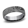 Thumbnail Image 0 of Men's Damascus Marble Wedding Band Tantalum