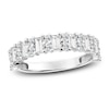 Thumbnail Image 1 of Diamond Anniversary Band 1 ct tw Baguette/Round 14K White Gold