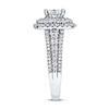 Thumbnail Image 2 of Vera Wang WISH Diamond Engagement Ring 2-1/5 ct tw Round/Princess 14K White Gold