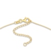 Thumbnail Image 3 of Moon & Star Necklace Diamond Accents 14K Yellow Gold 18&quot;