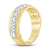 Thumbnail Image 2 of Men's Diamond Anniversary Band 1 ct tw Round 14K Yellow Gold