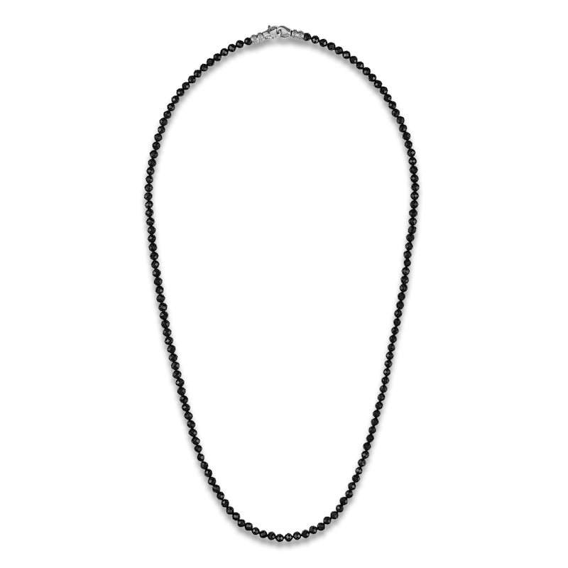 Black Faceted Spinel Rope Necklace – Charveaux