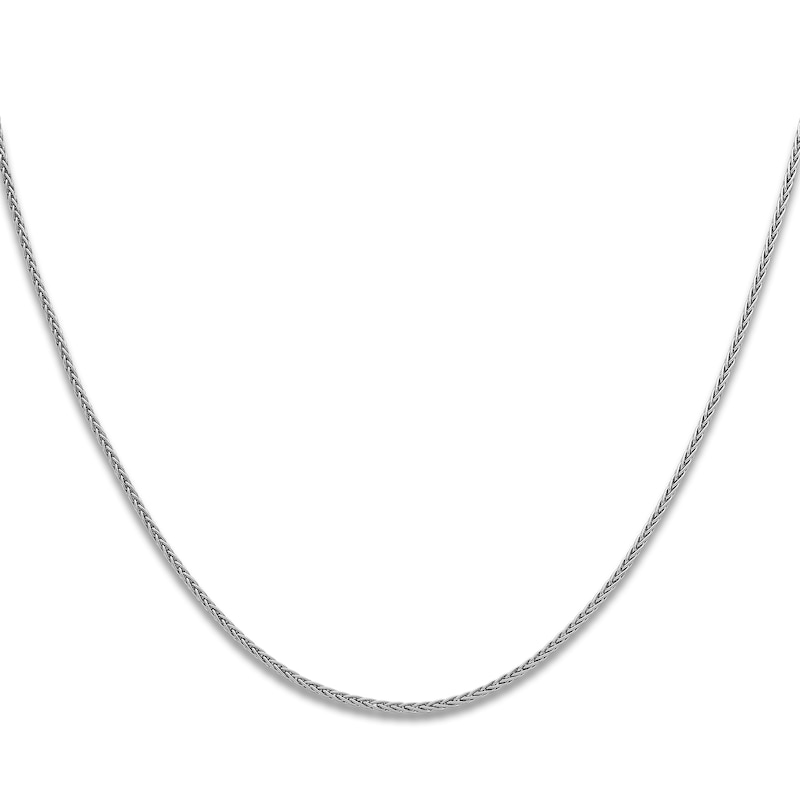 Main Image 1 of High-Polish Wheat Chain Necklace Platinum 18&quot; 2.0mm