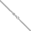 Thumbnail Image 3 of High-Polish Wheat Chain Necklace Platinum 18&quot; 2.0mm