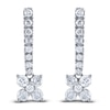 Thumbnail Image 1 of Diamond Drop Earrings 1/3 ct tw Round 14K White Gold