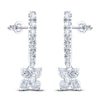 Thumbnail Image 3 of Diamond Drop Earrings 1/3 ct tw Round 14K White Gold