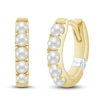 Thumbnail Image 1 of Pnina Tornai Freshwater Cultured Pearl Hoop Earrings 14K Yellow Gold