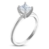 Thumbnail Image 1 of Certified Princess Diamond Solitaire Engagement Ring 1 ct tw 14K White Gold