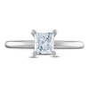Thumbnail Image 2 of Certified Princess Diamond Solitaire Engagement Ring 1 ct tw 14K White Gold