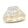 Thumbnail Image 1 of Pnina Tornai Baguette & Round-Cut Multi-Diamond Engagement Ring 1-3/8 ct tw 14K Yellow Gold