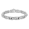 Thumbnail Image 1 of Men's Puffed Mariner Chain Bracelet Stainless Steel 9&quot;