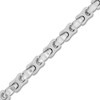 Thumbnail Image 2 of Men's Puffed Mariner Chain Bracelet Stainless Steel 9&quot;