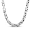 Thumbnail Image 1 of Men's Puffed Mariner Chain Necklace Stainless Steel 24&quot;