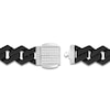 Thumbnail Image 2 of Diamond Clasp Link Bracelet 1/2 ct tw Stainless Steel & Black Ion Plating 8.5"