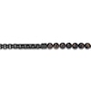 Thumbnail Image 2 of Men's Natural Tiger's Eye Quartz Bead & Box Chain Layered Bracelet Black Ion-Plated Stainless Steel 8.5"