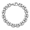 Thumbnail Image 1 of Men's Matte Puff Chain Bracelet 8.5mm Stainless Steel 8.5&quot;