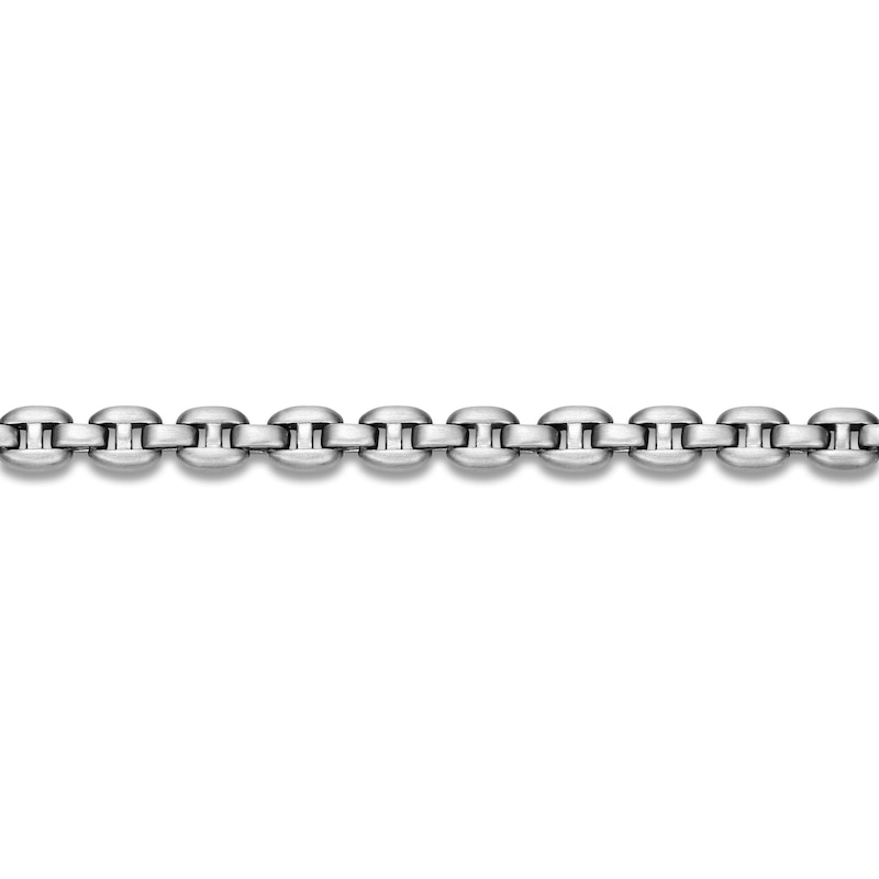 Main Image 3 of Men's Matte Puff Chain Bracelet 8.5mm Stainless Steel 8.5&quot;