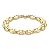 Thumbnail Image 2 of Men's Matte Puff Chain Bracelet 8.5mm Yellow Ion-Plated Stainless Steel 8.5&quot;