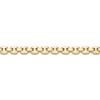 Thumbnail Image 3 of Men's Matte Puff Chain Bracelet 8.5mm Yellow Ion-Plated Stainless Steel 8.5&quot;