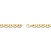 Thumbnail Image 4 of Men's Matte Puff Chain Bracelet 8.5mm Yellow Ion-Plated Stainless Steel 8.5&quot;