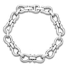 Thumbnail Image 1 of Men's Stirrup Link Chain Bracelet Stainless Steel 8.5&quot;