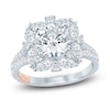 Thumbnail Image 1 of Pnina Tornai Round-Cut Lab-Created Diamond Halo Engagement Ring 3 ct tw 14K White Gold