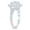 Thumbnail Image 2 of Pnina Tornai Round-Cut Lab-Created Diamond Halo Engagement Ring 3 ct tw 14K White Gold