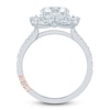 Thumbnail Image 4 of Pnina Tornai Round-Cut Lab-Created Diamond Halo Engagement Ring 3 ct tw 14K White Gold