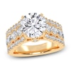 Thumbnail Image 1 of Round-Cut Created By Jared Studio Lab-Created Diamond Engagement Ring 3-3/4 ct tw 14K Yellow Gold