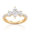 Thumbnail Image 1 of J'Lure Lozenge Step-Cut Lab-Created Diamond Engagement Ring 2 ct tw 18K Yellow Gold