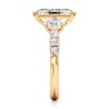 Thumbnail Image 3 of J'Lure Lozenge Step-Cut Lab-Created Diamond Engagement Ring 2 ct tw 18K Yellow Gold