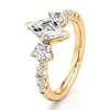 Thumbnail Image 4 of J'Lure Lozenge Step-Cut Lab-Created Diamond Engagement Ring 2 ct tw 18K Yellow Gold