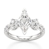 Thumbnail Image 1 of J'Lure Lozenge Step-Cut Lab-Created Diamond Engagement Ring 3-3/8 ct tw 18K White Gold