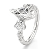 Thumbnail Image 4 of J'Lure Lozenge Step-Cut Lab-Created Diamond Engagement Ring 3-3/8 ct tw 18K White Gold