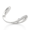 Thumbnail Image 1 of J'Lure Lab-Created Diamond Contour Wedding Band 1/6 ct tw 18K White Gold