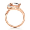 Thumbnail Image 2 of J'Lure Carre Step-Cut Lab-Created Diamond Engagement Ring 3 ct tw 18K Rose Gold