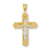 Thumbnail Image 1 of Crucifix Charm 14K Two-Tone Gold